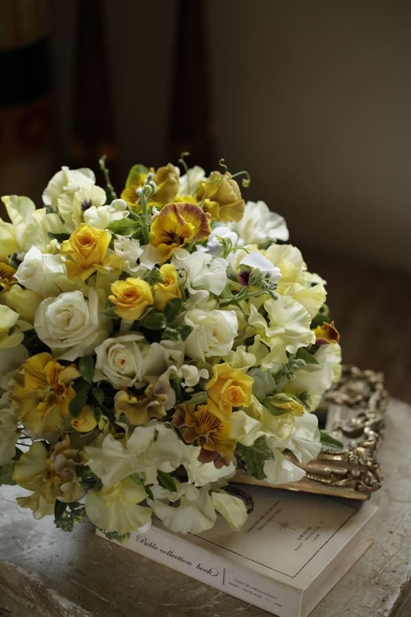 パンジーのブーケ