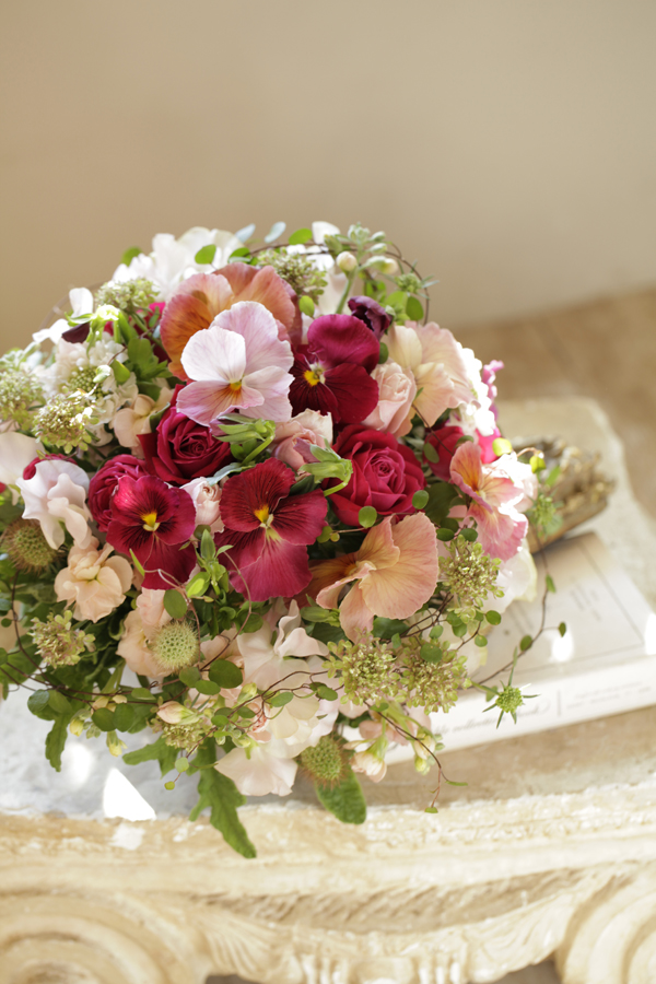 パンジーのブーケ