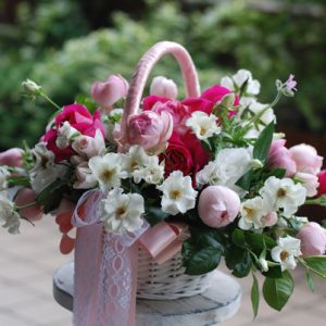 バスケットブーケ