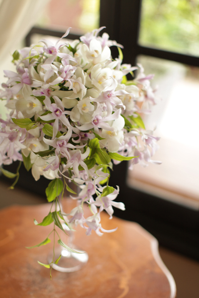 デンファレのウェディングブーケ