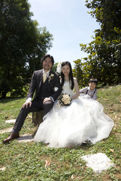 プリザーブドラウンドブーケ