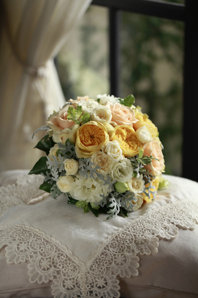 カラードレスのブーケ