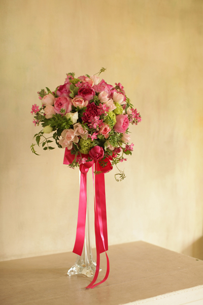 ピンクスターのブーケ