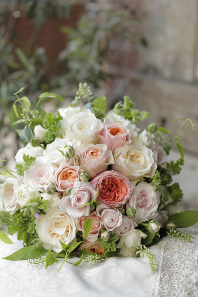 クラッチブーケとヘッドパーツ