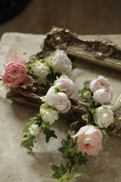 クラッチブーケとヘッドパーツ