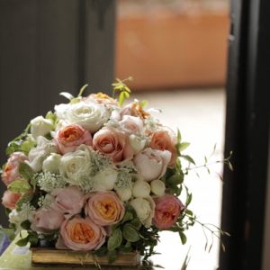 クラッチブーケとブートニア