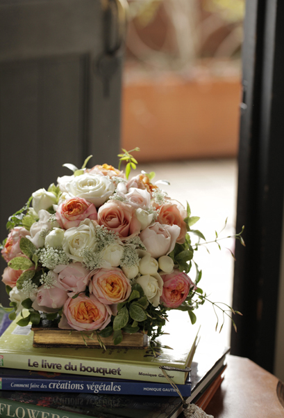 クラッチブーケとブートニア