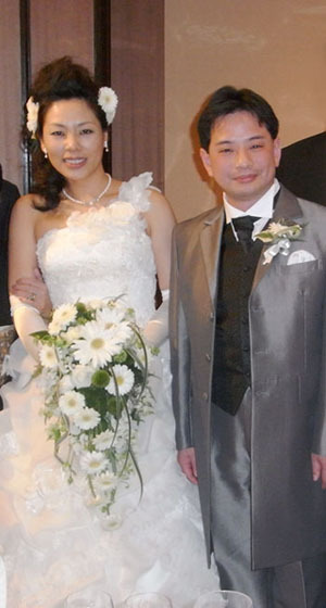 ガーベラのウェディンブーケ