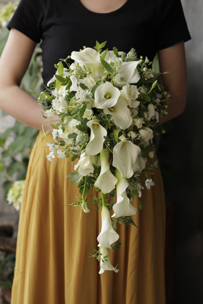 カラーキャスケードブーケ