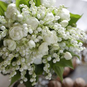 スズランのウェディングブーケ