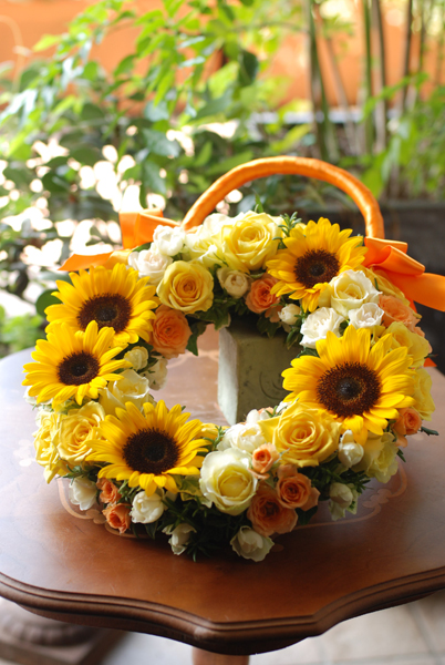 ひまわりブーケ