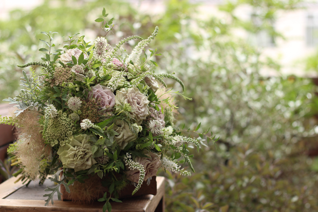 ラビンダのウェディングブーケ