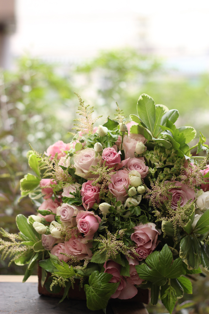 花をメインに！