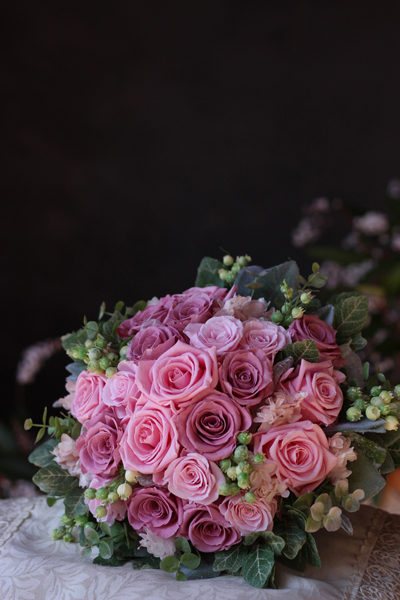 プリザーブドのウェディングブーケ