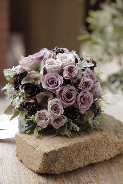 プリザーブドのウェディングブーケ