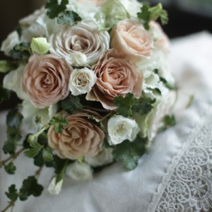 ブラウン系ウェディングブーケ