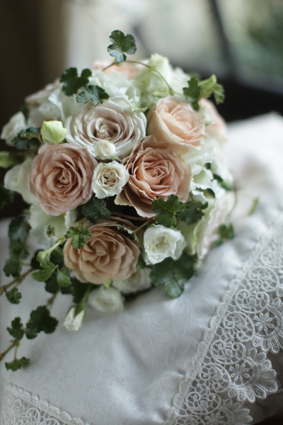 ブラウン系ウェディングブーケ