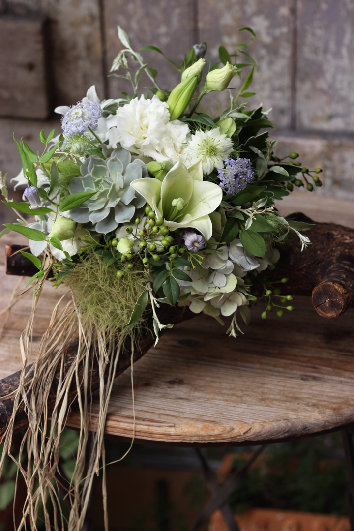 多肉植物のブーケ