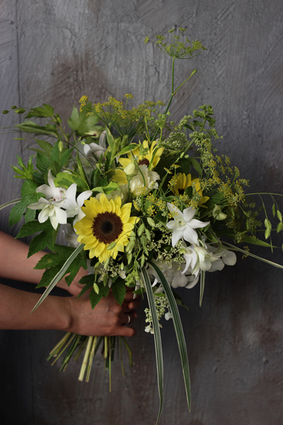 向日葵ブーケ