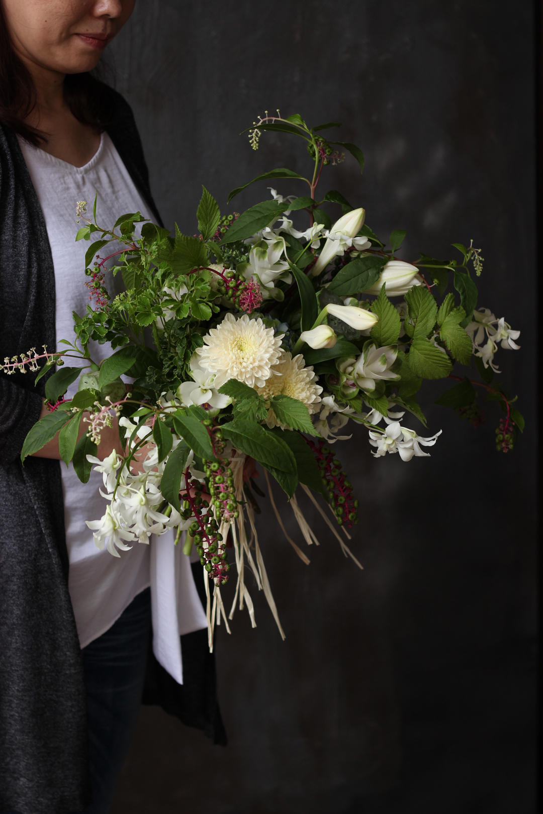 テッポウユリ“真美白花”