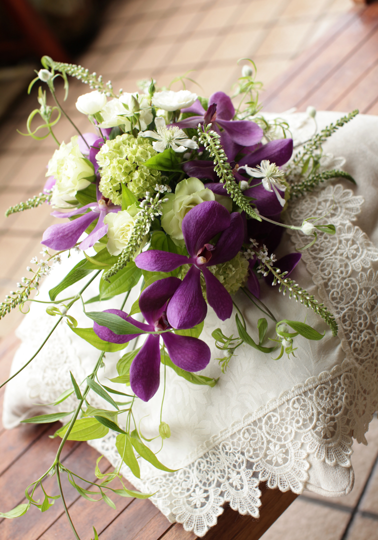 バンダのウェディングブーケ