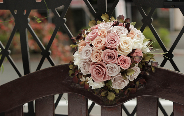 プリザーブドのウェディングブーケ