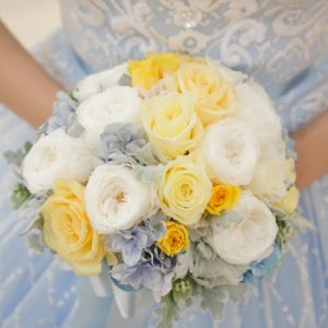 プリザーブドのラウンドブーケ