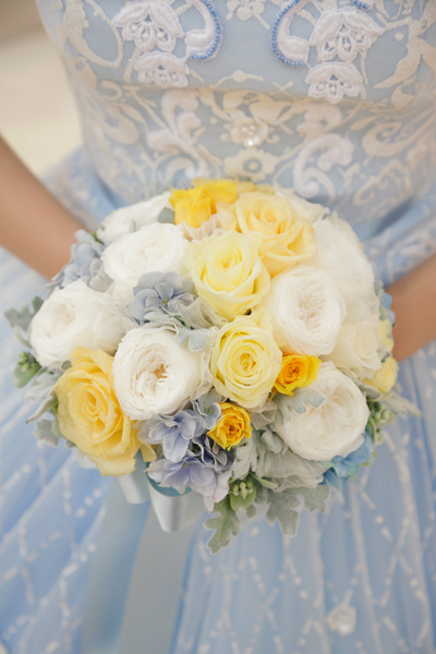 プリザーブドのラウンドブーケ