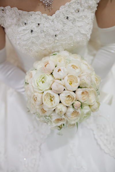 生花ラウンドブーケ