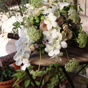 ホワイトバンダのデザインブーケ