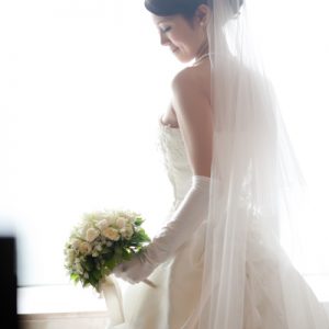 花嫁ラウンドブーケ