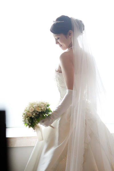 花嫁ラウンドブーケ