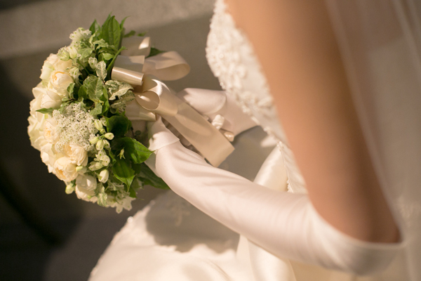 花嫁ラウンドブーケ