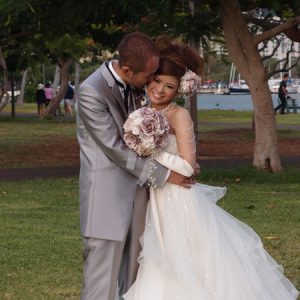 アーティフィシャルフラワーブーケ＆ヘッドドレス