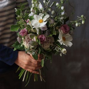 ラビンダグリーンのブーケ