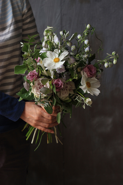 ラビンダグリーンのブーケ