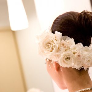 ヘッドドレス“プリザーブドフラワー
