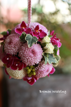 和装ボールブーケ