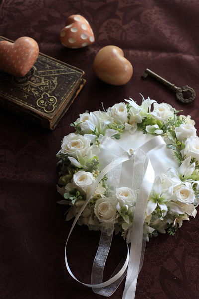 ウェディングリングピロー