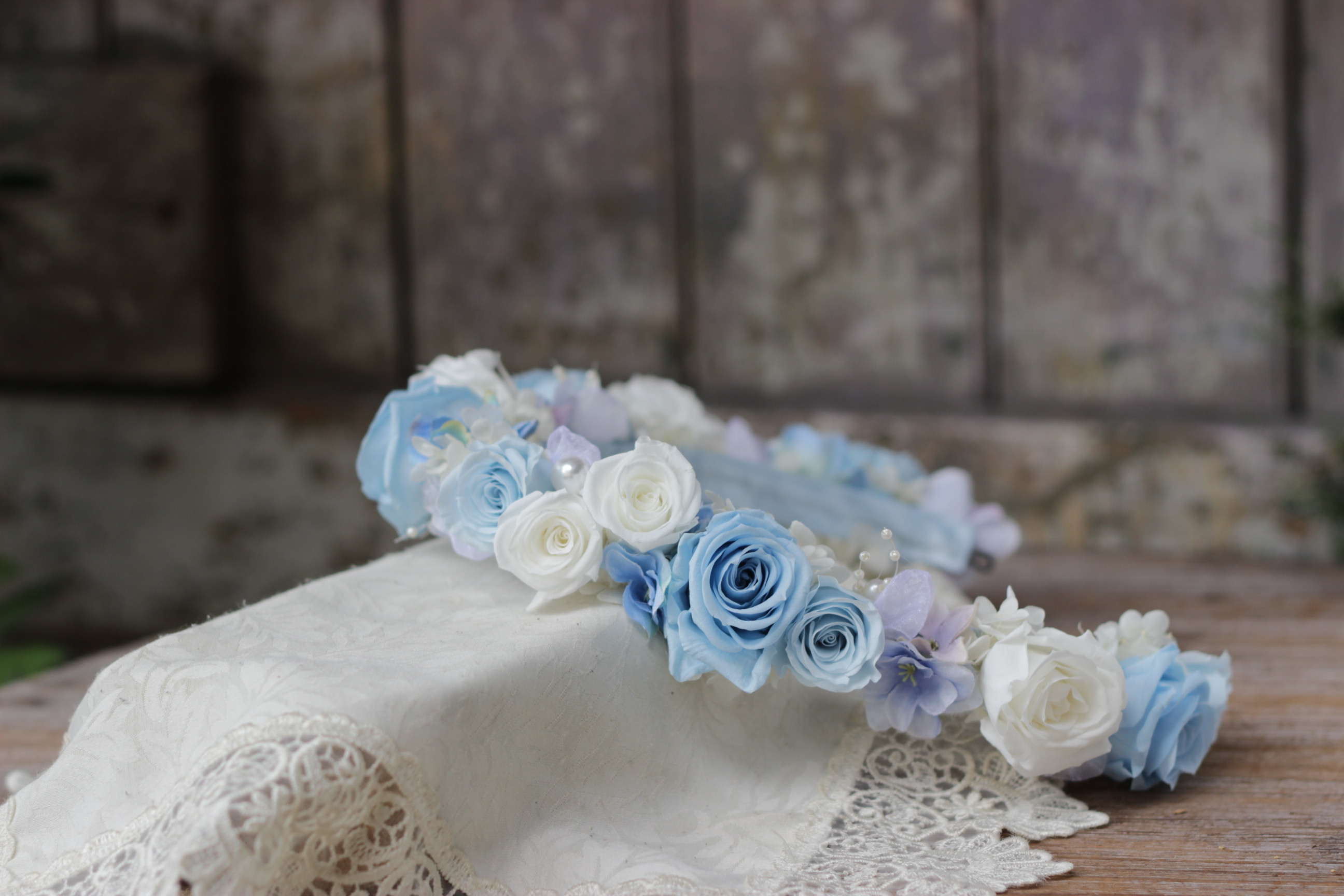 プリザーブドフラワー花冠