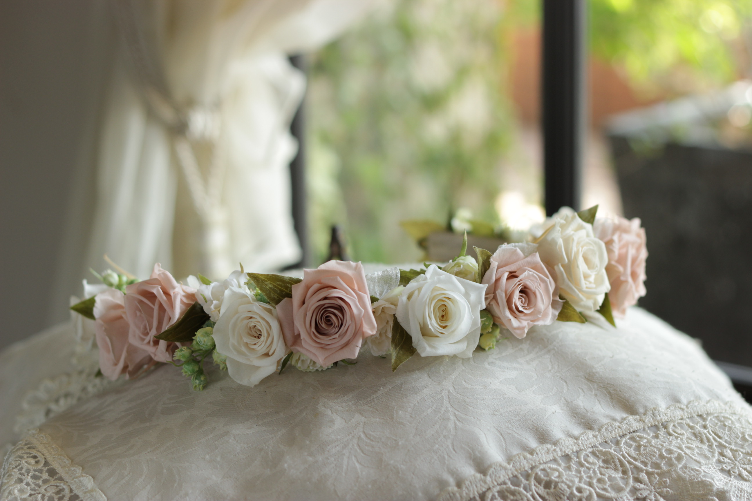 プリザーブドフラワー花冠