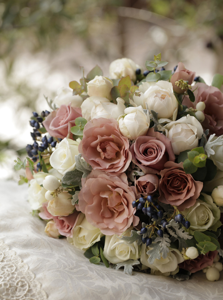 カラードレス用ラウンドブーケ