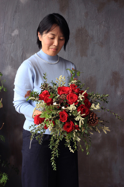 クリスマスクラッチブーケ