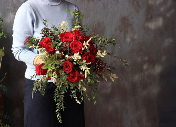 クリスマスクラッチブーケ