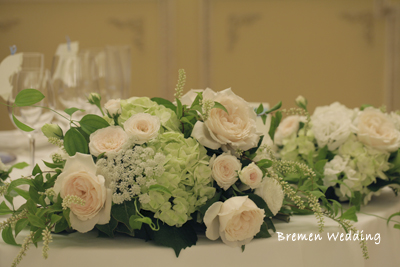 ウェディング会場装花