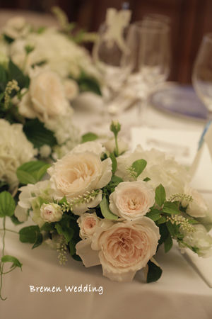 ウェディング会場装花