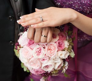 プリザーブドのラウンドブーケ