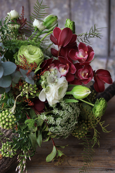 ワインシャワーの花束