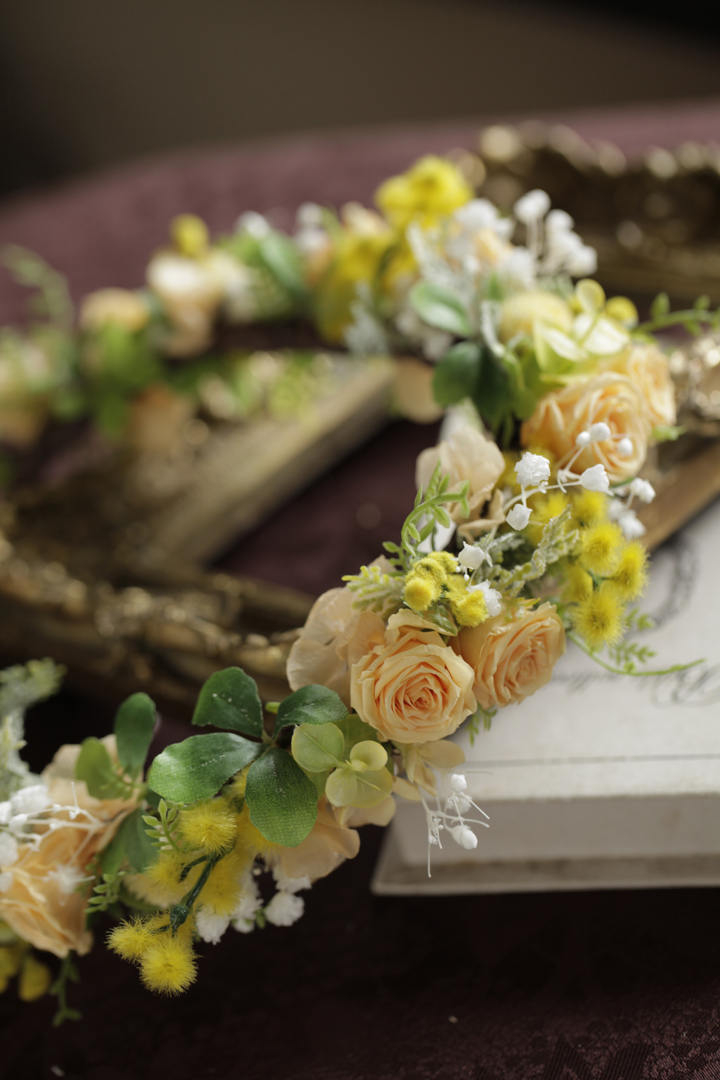 プリザーブドフラワー花冠