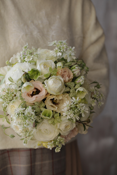 コロニアルスタイルのラウンドブーケ